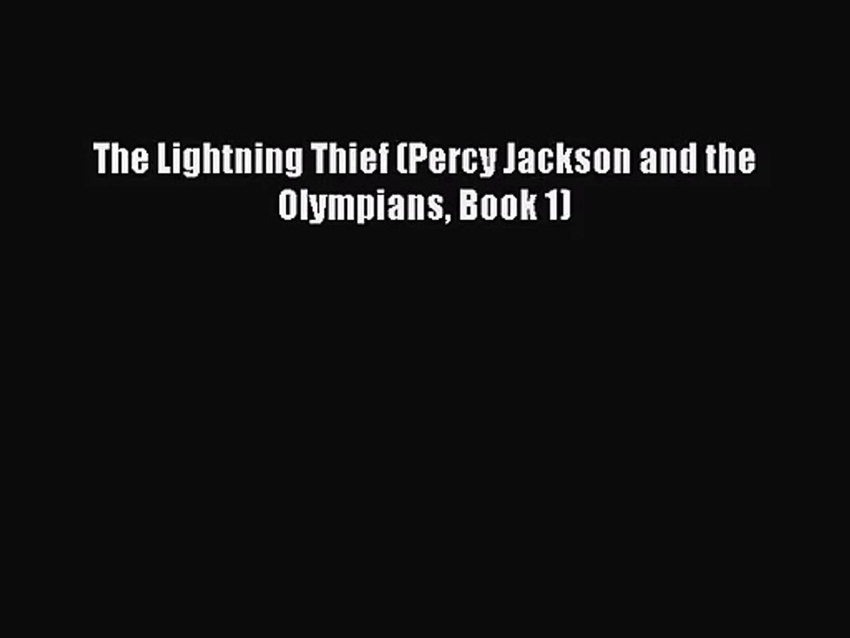 Percy Jackson And The Lightning Thief (Book 1) PDF Free Download
