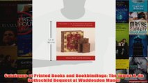 Catalogue of Printed Books and Bookbindings The James A de Rothschild Bequest at