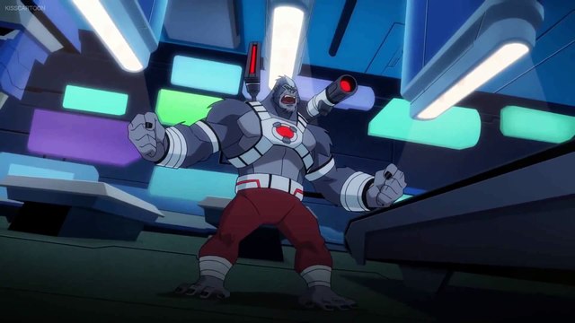 Batman Unlimited (2015) Episode 5 - Batman And Nightwing Gadget-Up To Go Against Silverback