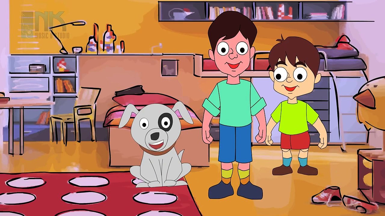 Bits Of Paper | Cartoon Animated Nursery Rhyme | Kids Song