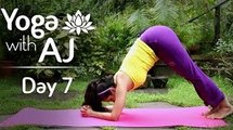 Yoga For Upper Body Strenght | Day 7 | Yoga For Beginners - Yoga With AJ