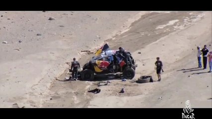 SÉBASTIEN LOEB SOFRE ACIDENTE VIOLENTO NO DAKAR