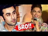 OMG! Deepika Calls Ranbir Kapoor BRO In Public @ Tamasha Music Launch