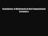 [PDF Download] Foundations of Mathematical And Computational Economics [PDF] Full Ebook