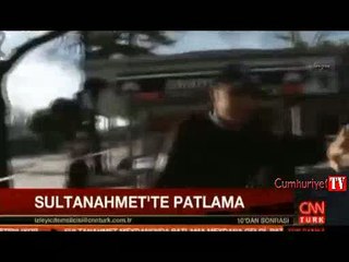 Sultanahmet Meydanı'ndaki patlamadan ilk görüntüler