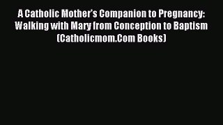 [PDF Download] A Catholic Mother's Companion to Pregnancy: Walking with Mary from Conception