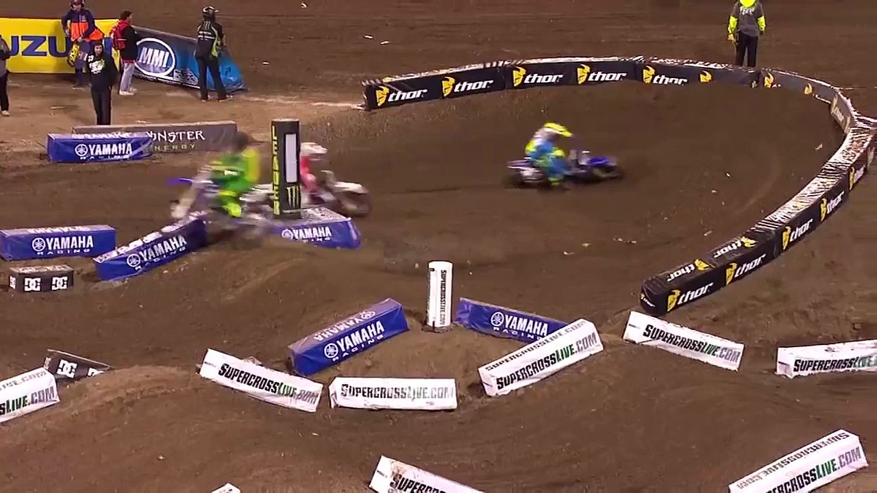 Règlement de compte lors d'une compétition de motocross