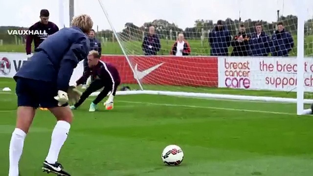 Joe Hart  goalie reactions training  Inside Training