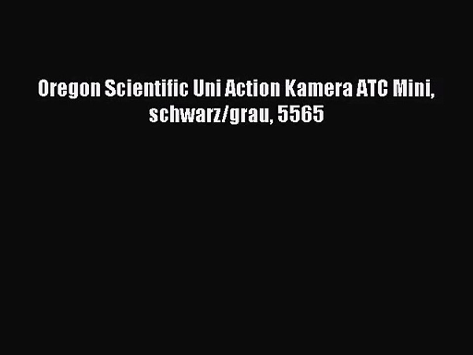 Oregon scientific uni action kamera atc mini schwarz/grau 5565