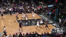 Boban Marjanovic's Dunk And-One - Spurs vs Nets - January 11, 2016 - NBA 2015-16 Season