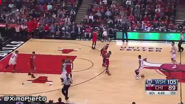 Ramon Sessions Misses Wide-Open Dunk - Wizards vs Bulls - January 11, 2016 - NBA 2015-16 Season