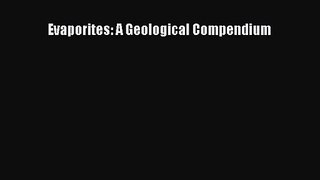 PDF Download Evaporites: A Geological Compendium PDF Full Ebook