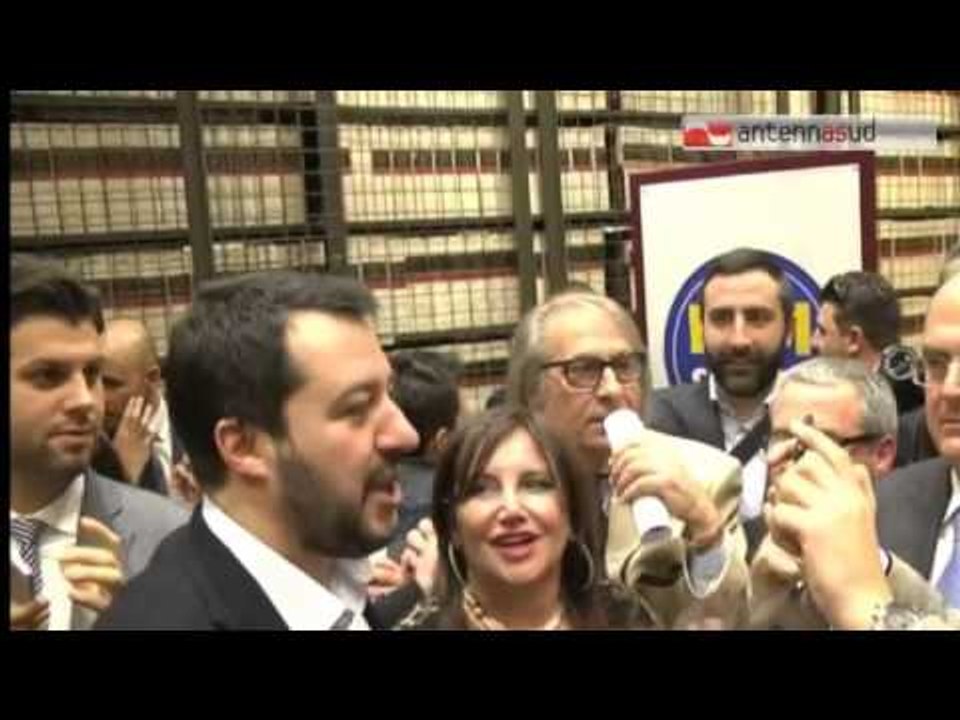 Tg Antenna Sud -  Salvini domani in Puglia per parlare di lavoro e sanità