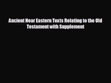 [PDF Download] Ancient Near Eastern Texts Relating to the Old Testament with Supplement [Download]