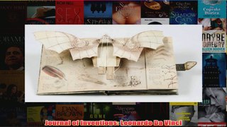 Journal of Inventions Leonardo Da Vinci