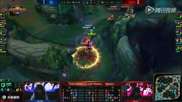 IG vs EDG TeamFight 2 Demacia Cup 2015