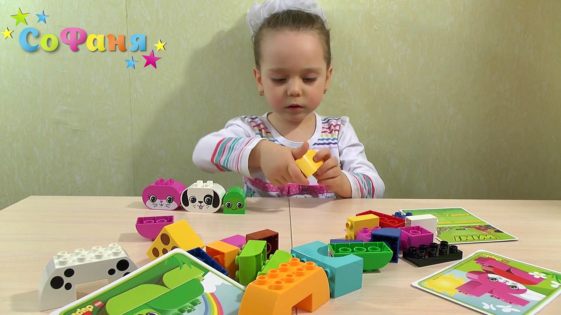 ⁣Распаковка Lego Duplo Лего Дупло забавные животные