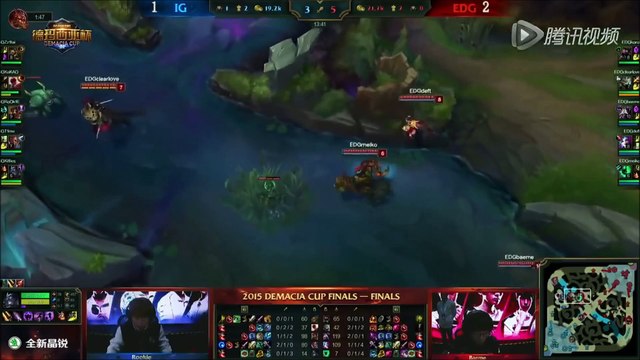 IG vs EDG TeamFight 4 Demacia Cup 2015