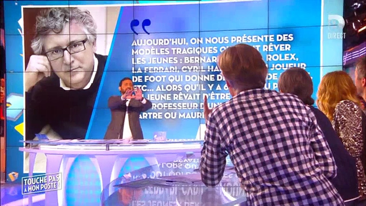 Gilles Verdez s'en prend à Michel Onfray hier soir dans "Touche pas à mon poste" - Regardez