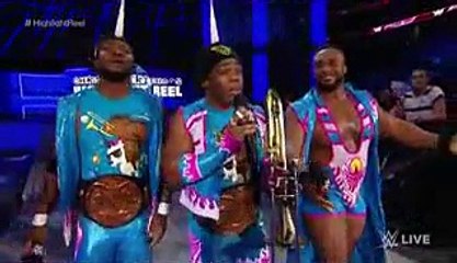 Chris Jericho invites The New Day to The Highlight Reel Raw, January 11, 2016