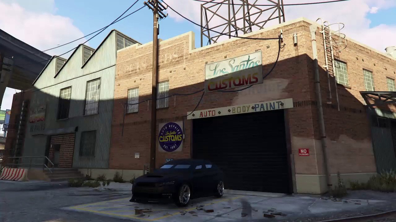 Grand Theft Auto V Funny LSC Glitch