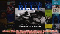 A Deeper Blue The Life and Music of Townes Van Zandt North Texas Lives of Musician