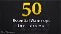 50 Essential Warm-ups for Drums | Drumming Book 2016