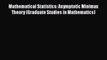 PDF Download Mathematical Statistics: Asymptotic Minimax Theory (Graduate Studies in Mathematics)