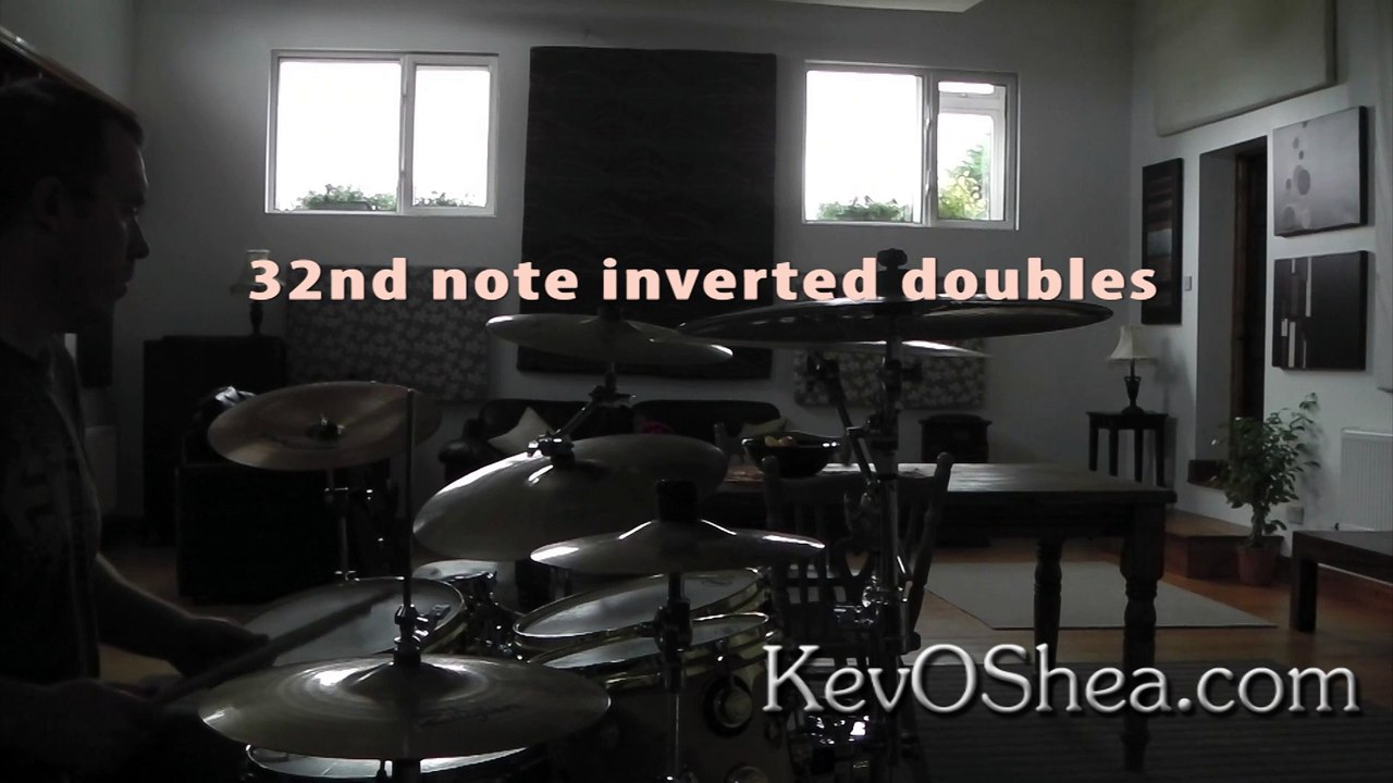 32nd Note Inverted Doubles | Drum Lesson Transcription