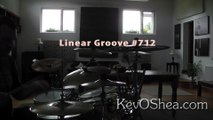 Linear Drum Groove #712 | Drum Lesson & Transcription