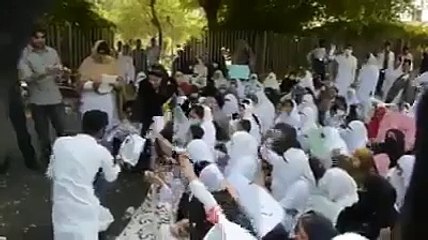 Nurses K Sharif Bradran Ke Khilaf Qabil-e-Aitraz Naaray Baazi