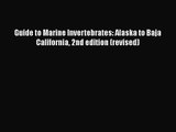 PDF Download Guide to Marine Invertebrates: Alaska to Baja California 2nd edition (revised)