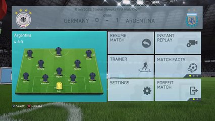 World cup 2022 final Germany vs Argentina 2nd half