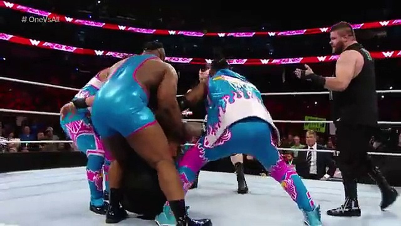 Roman Reigns competes in a  One vs. All Match Raw, January 11, 2016