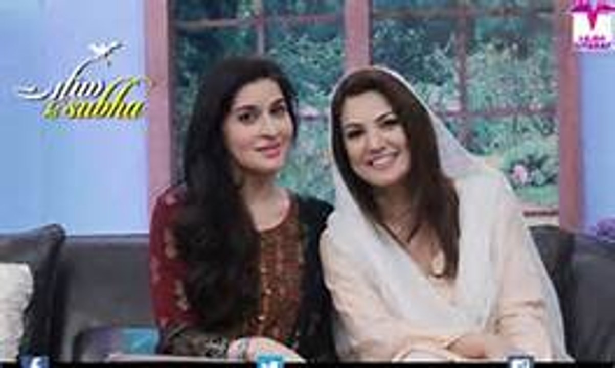 Reham Khan singing beautiful Ghazal in Morning Show