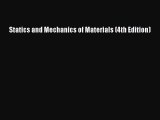 [PDF Download] Statics and Mechanics of Materials (4th Edition) [Read] Online