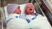 Newborn twins talking to each other-kirancollections