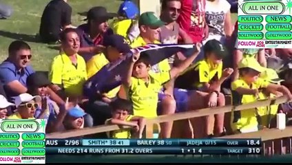 Steven Smith Brilliant 149 Runs Match Winning Innings vs India in 1st Odi Chasing 309