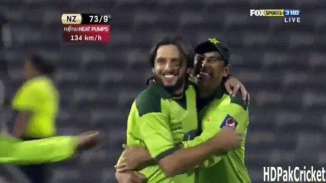 Shahid Afridi Fatest delivery of 134 kph vs New Zealand ll must watch