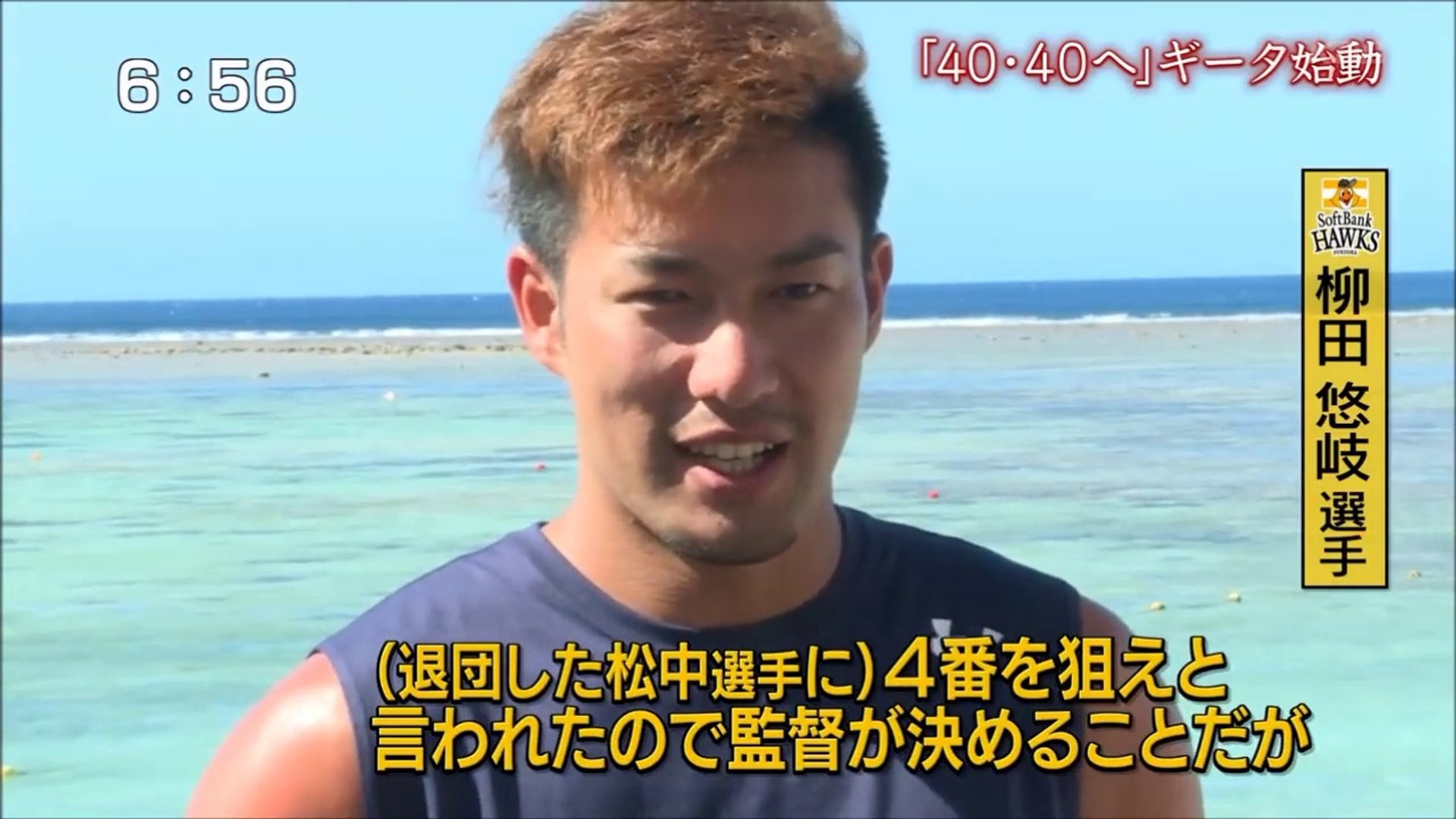 柳田 自主トレ公開 動画 Dailymotion