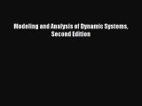 [PDF Download] Modeling and Analysis of Dynamic Systems Second Edition [PDF] Full Ebook