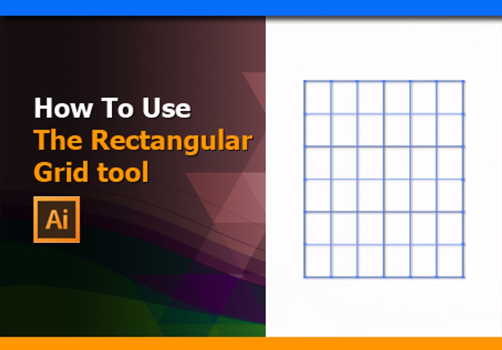 How To Use The Rectangular Grid tool (Adobe Illustrator Tutorial)
