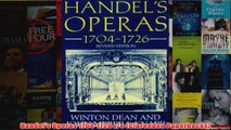 Handels Operas 17041726 re Clarendon Paperbacks