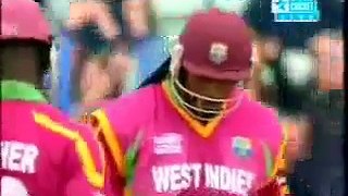 Chris Gayle vs Brett Lee , Punching Lee