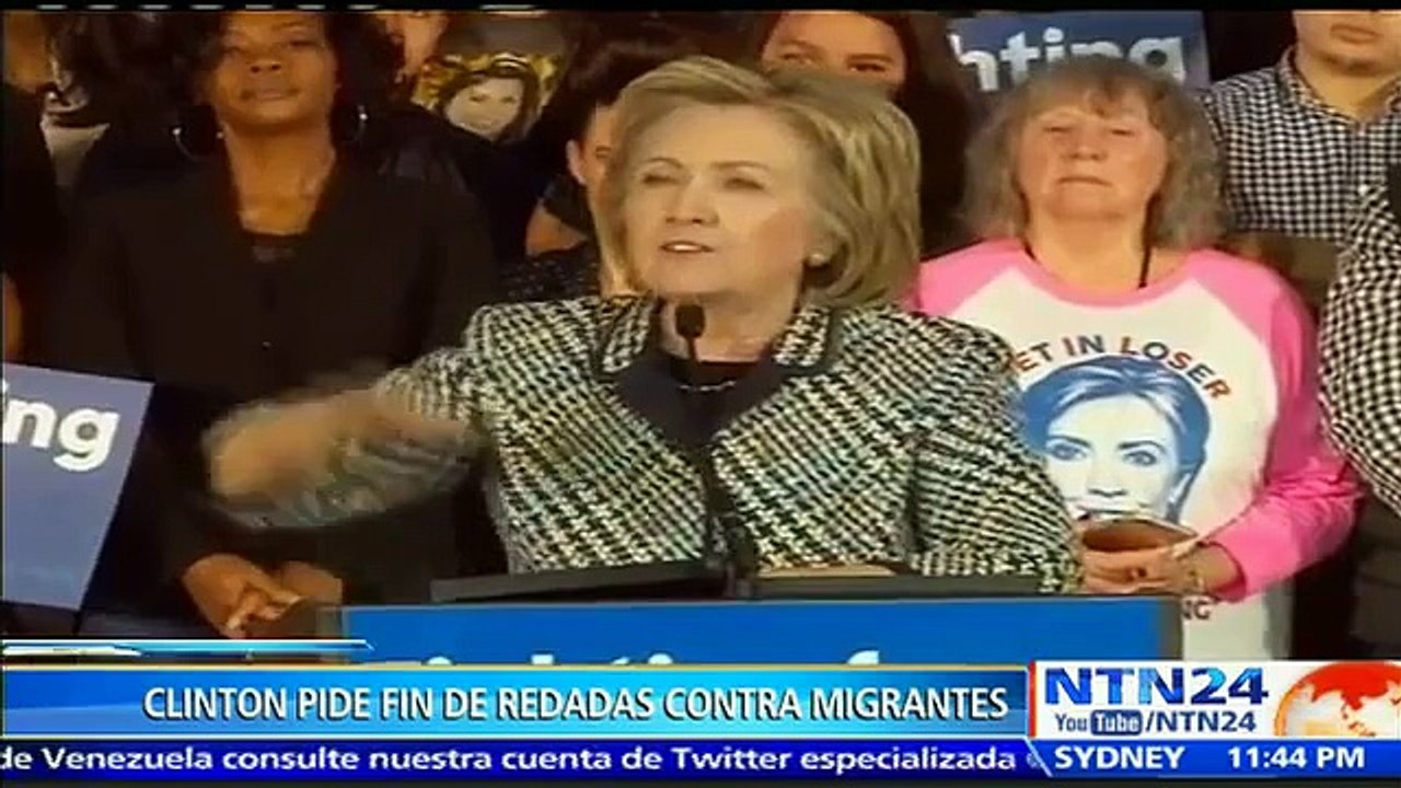 Hillary Clinton pide a Barack Obama que detenga las deportaciones de indocumentados
