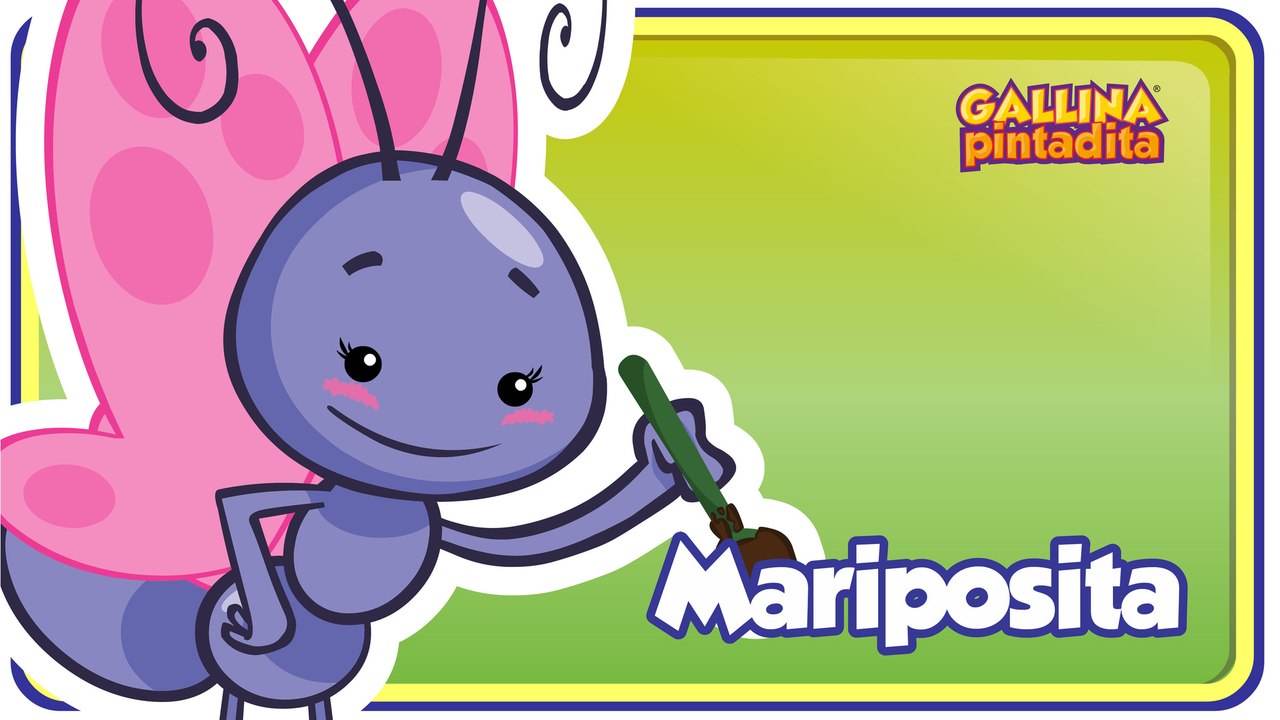 Mariposita - video de canción infantil para bebe y niños - Gallina Pintadita 2 - OFICIAL