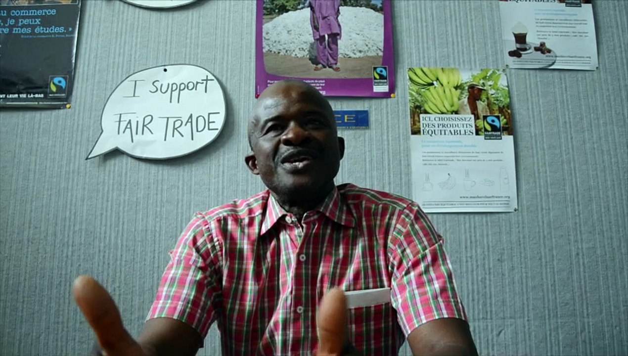 Djibril Traore Représentant du MOBIOM (coton bio/équitable Mali)