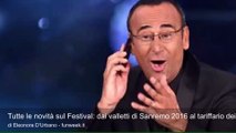 Tutte le novità sul Festival: dai valletti di Sanremo 2016 al tariffario dei biglietti per andare al