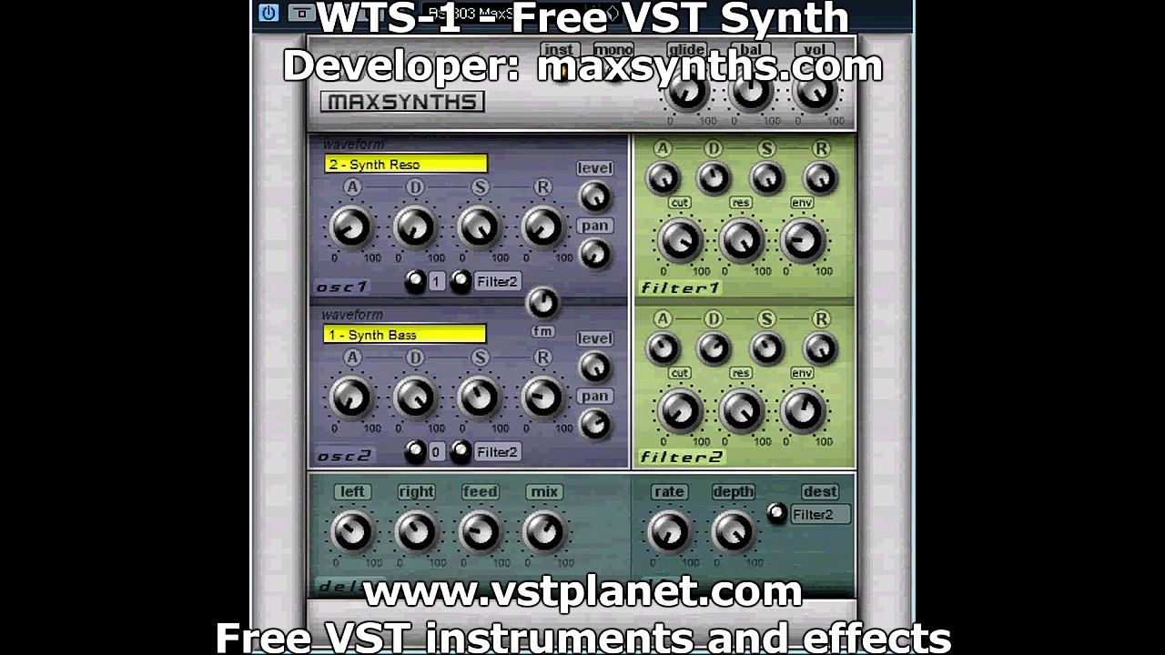 Synthesizer Software WTS-1 - vstplanet.com