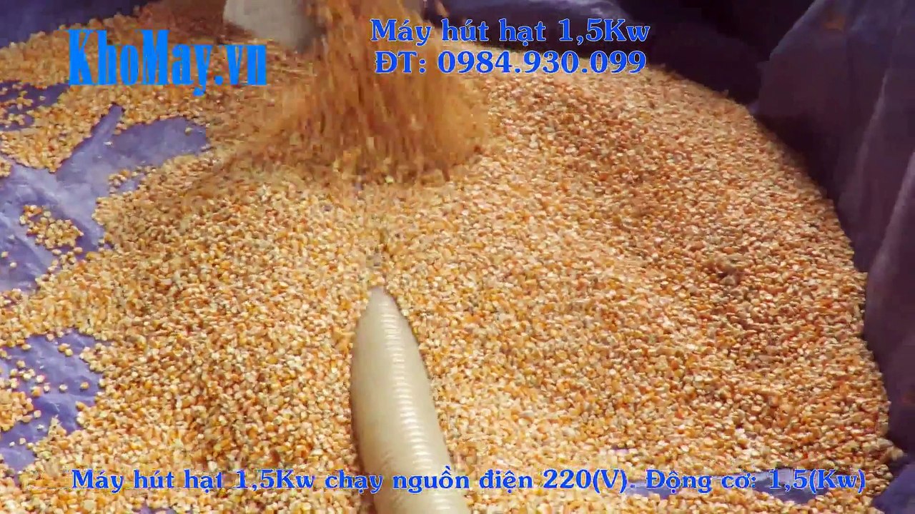 Máy hút hạt nông sản, máy hút hạt lúa, hạt bắp